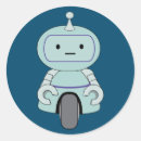 Suche nach niedlicher roboter aufkleber Retro