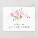 Recherche de maid of honor demoiselle honneur cartes Élégante