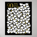 Suche nach 90 geburtstag poster Gold