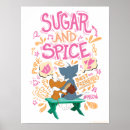 Suche nach zucker und gewürz poster Cartoon
