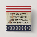 Recherche de non mon président badges Républicain