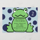 Recherche de grenouilles mignonnes invitations Animaux