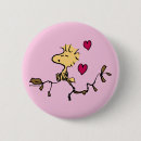 Recherche de coeurs de saint valentin badges Snoopy