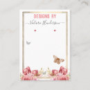 Recherche de affaires papillon cartes visite Floral
