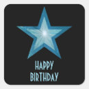 Recherche de anniversaire bleu autocollants Étoiles