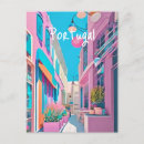 Recherche de lisbonne cartes postales Illustration