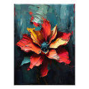 Recherche de fleur abstraite art Peinture murale