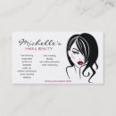 Recherche de belle fille cartes visite Maquillage