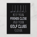 Recherche de golf cartes postales Vert foncé