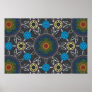 Recherche de mandala art posters Arc en ciel