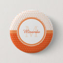 Suche nach orange monogramm buttons Für sie