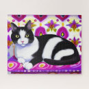 Suche nach weiße und schwarze katze puzzle Schwarz weiß