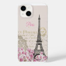 Recherche de tour eiffel vintage iphone coques Rose