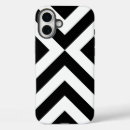 Recherche de chevron noir et blanc iphone coques Géométrique