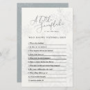 Recherche de baby shower quiz Pour elle