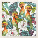 Recherche de oiseau exotique dessous de verres Monogramme