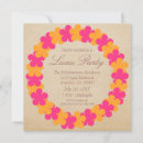 Recherche de leis invitations Luau