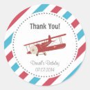 Recherche de avion rouge autocollants Merci