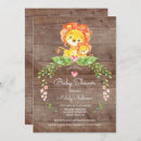 Recherche de baby lion invitations Bois