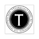 Recherche de rond cartes invitations Timbre d'adresse de retour