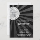 Recherche de soirée dansante disco invitations Argent