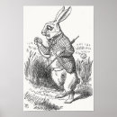 Suche nach weißes kaninchen poster Lewis rolle