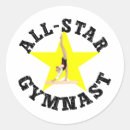 Recherche de faisceaux autocollants Gymnaste