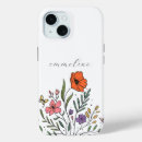 Recherche de fleurs sauvages iphone coques Nom