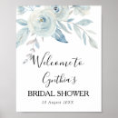 Suche nach hellblaue blumen poster Brautparty