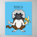 Suche nach affe mit banane poster Für kinder