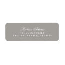 Recherche de simple return address labels mariages Moderne