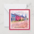 Suche nach haus kleine grußkarten Aquarell