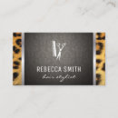 Recherche de animal print cartes visite Coiffeur