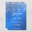 Recherche de confetti quinceanera invitations Argent