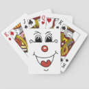 Recherche de clown jeux de cartes Visage