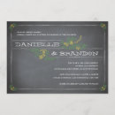 Recherche de tableau noir mariage invitations Fleur