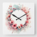 Recherche de dessin fleurs horloges Motif floral