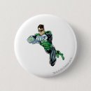 Recherche de héros comiques badges Le guerrier vert
