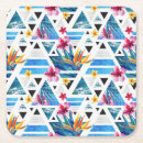 Recherche de fleurs tropicales dessous de verres Plage