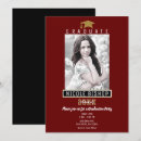 Recherche de rouge de noir et or invitations Image