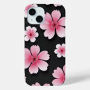 Recherche de fleurs de cerisier roses iphone coques Girly