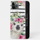 Recherche de lama drôle iphone coques Monogramme