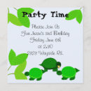 Recherche de tortues anniversaire invitations Mignon