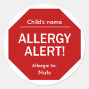 Recherche de sans écrou autocollants Allergies alimentaires
