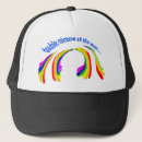 Recherche de complètement casquettes Double arc en ciel