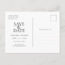 Recherche de save the date cartes postales Élégant