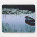 Recherche de bateau rames tapis souris Lac