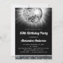 Suche nach disco ball einladungen Schwarz