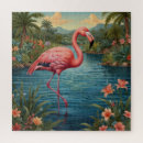 Recherche de oiseaux tropicaux puzzles Rétro