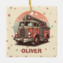 Recherche de pompier de joyeux noël Camion de pompiers